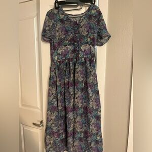 Liberty Silk Floral Print Dress